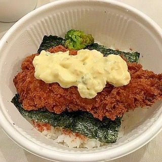 おにぎり海苔で簡単のりタルタル弁当